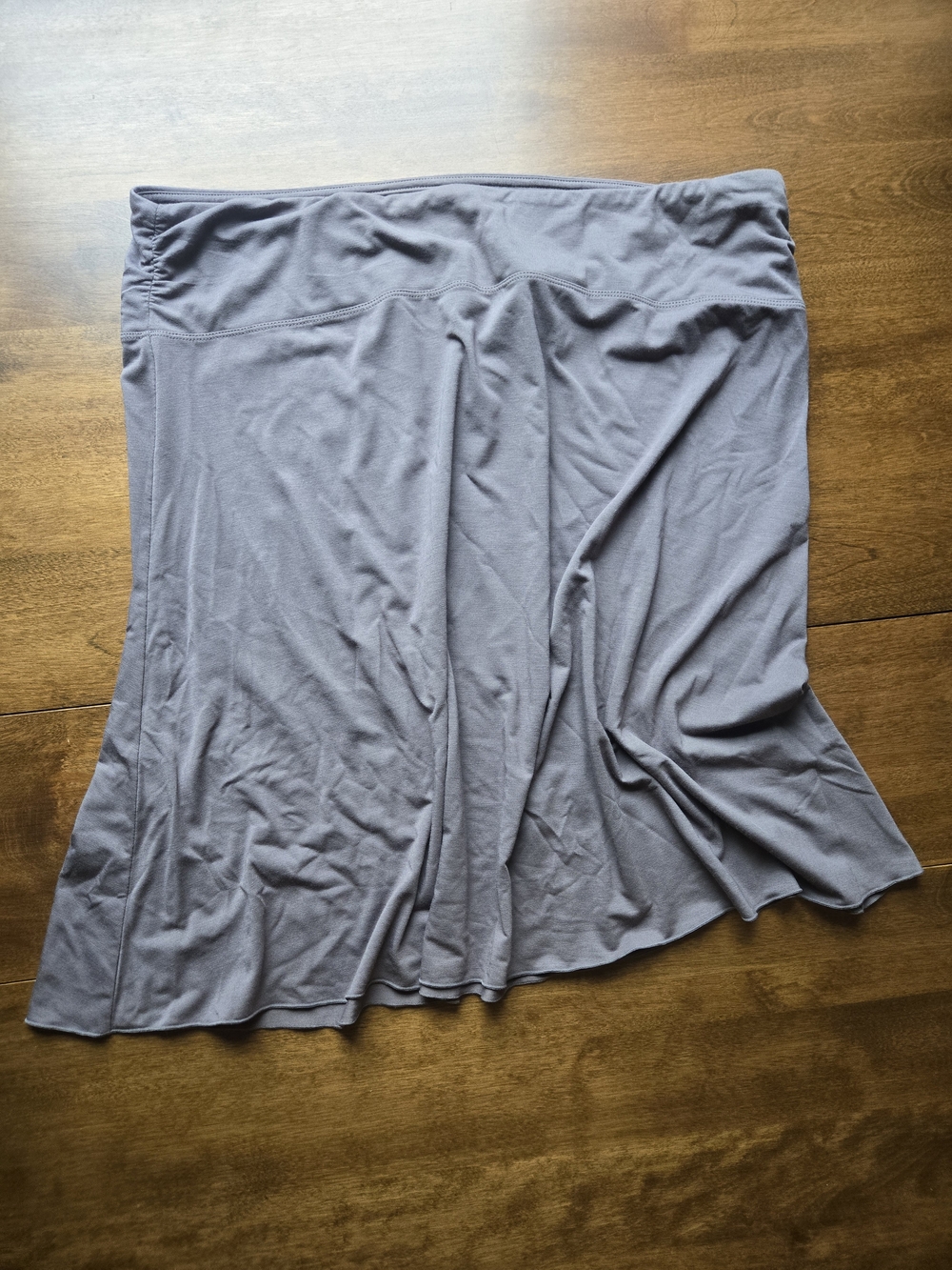 Eastern Mountain Sports A-Line Midi Skirt in Light Gray